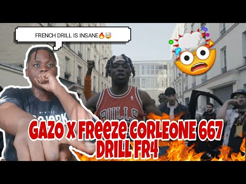 FIRST TIME LISTENING TO FRENCH DRILL🤯🔥| GAZO x FREEZE CORLEONE 667 - DRILL FR4| AFRICAN REACTION 🇿🇦