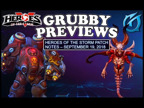 Grubby | Heroes of the Storm - Grubby Previews - Patch Note - September 19th 2018
