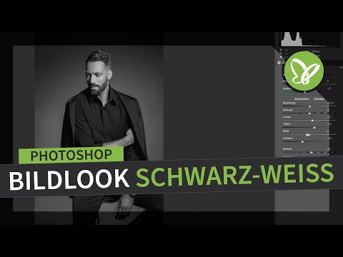 Beauty-Retusche-Tutorial: Bildlook (schwarz-weiß)