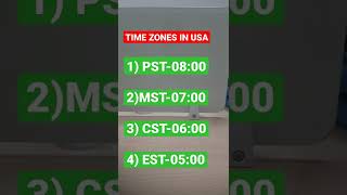 TIME ZONE MAP OF USA |PST,MST,CST,EST|TIME ZONES|Raghu D