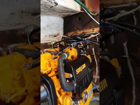 Vetus M218. Первый запуск мотора.