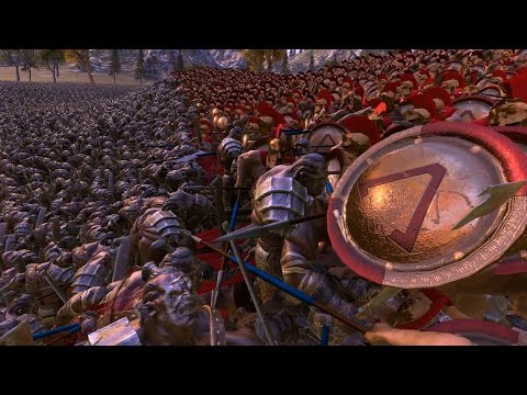 10.000 SPARTANS vs 40.000 ORCS - Ultimate Epic Battle Simulator