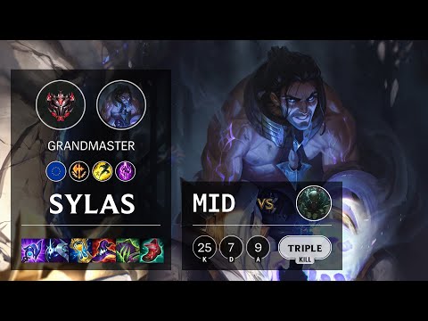 Sylas Mid vs Pyke - EUW Grandmaster Patch 11.7