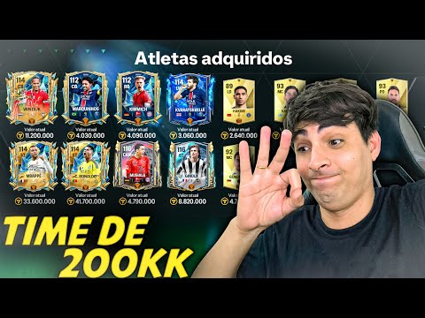 Montei o time mais BARATO possível do FC MOBILE 