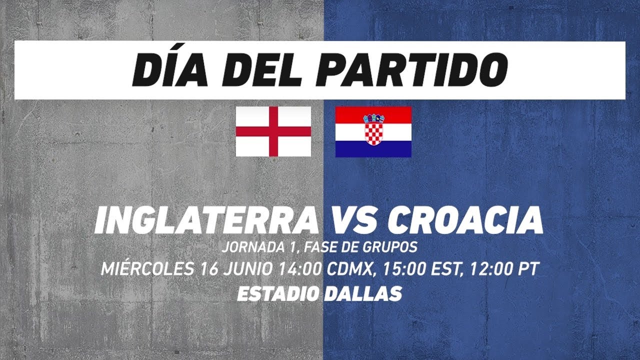 Inglaterra vs Croacia, frente a frente: Futbol
