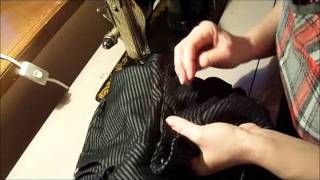 Как самостоятельно вшить молнию в брюки - Видео онлайн