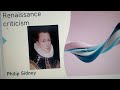 Philip Sydney Renaissance Criticism