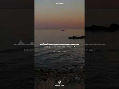 "Dans un an" - Vague à l'âme - Poésie