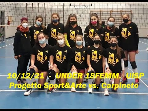10/12/21 UISP U18 FEMM Ore 18:30 - RVC Pallavolo Pomezia  vs.  Carpineto