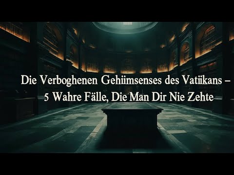 Die Verborgenen Geheimnisse des Vatikans – 5 Wahre Fälle, Die Man Dir Nie Zeigte