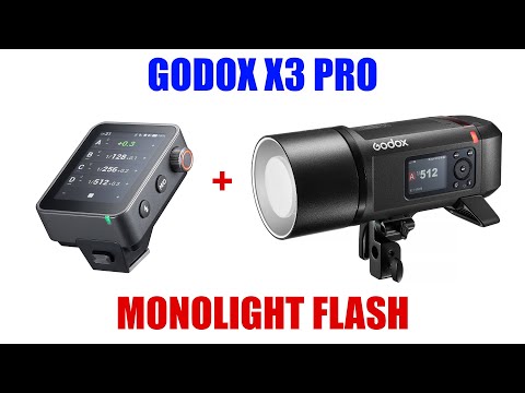 Godox X3 Pro Wireless Flash Trigger w/ Monolight Flash [ AD 600 Pro Connect/Link Tutorial ]