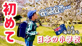 毎朝泣いてた息子が…日本の小学校初日でまさかの変化【体験入学】