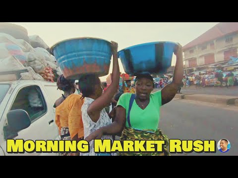 At 6am MEET SOME OF THE REAL SALONE HUSTLERS - 🇸🇱 VLog 2023 - Explore With Triple-A