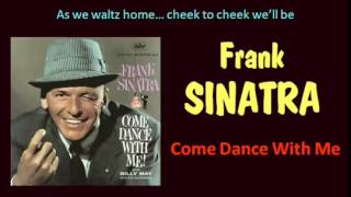 Come Dance With Me Frank Sinatra   Lyrics