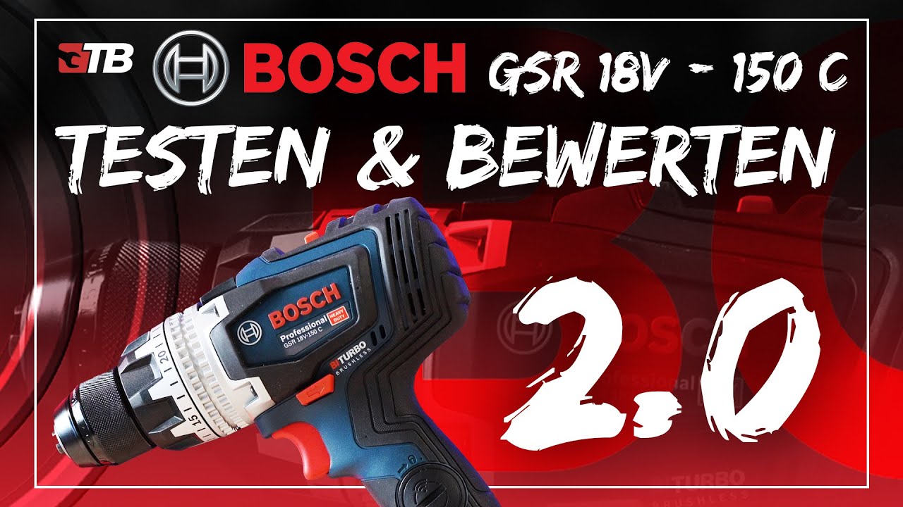 ▷ Testen u. Bewerten: Bosch GSR 18V-150 C Professional | Toolbrothers