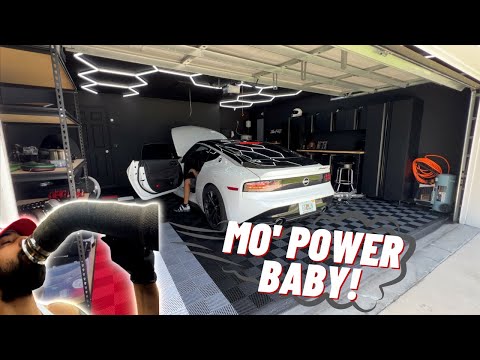 Installing 2023 Nissan Z Aftermarket Full Downpipes In My Home Garage