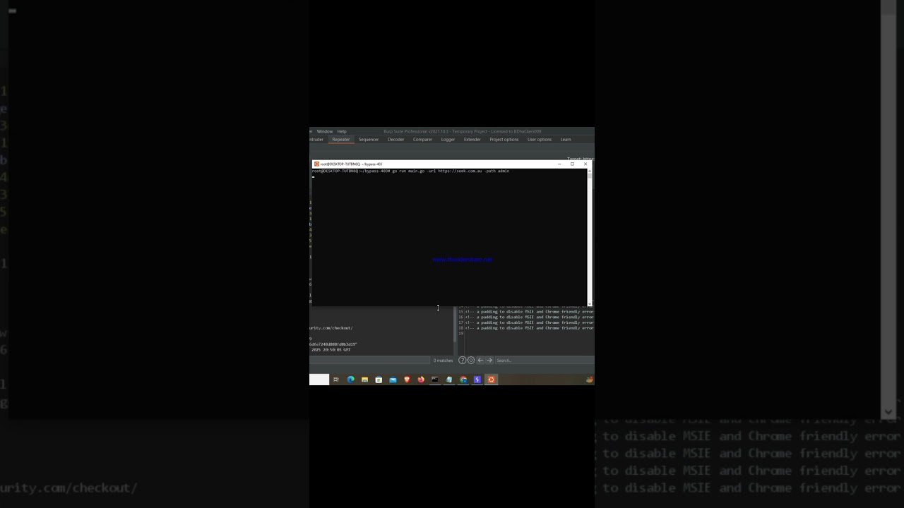 How to bypass 403 forbidden admin panels #bugbounty #cybersecurity #bugbountytips #bugreporting #bug