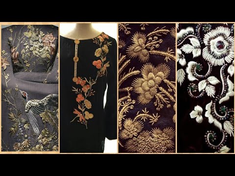 Modern hand embroidery suits patterns