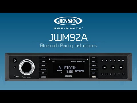 JENSEN® JWM92A | Bluetooth Pairing Instructions