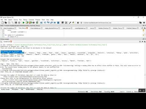 Student Performance Analysis in Python Projects