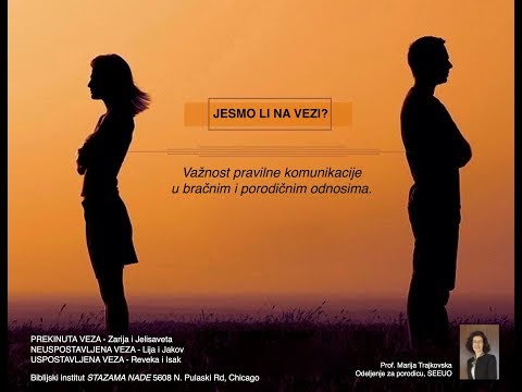 Jesmo li na vezi -- Prekinuta Veza -- Prof. Marija Trajkovski