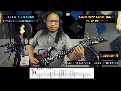 LEFT & RIGHT HAND  FINGERING EXERCISE 1 3