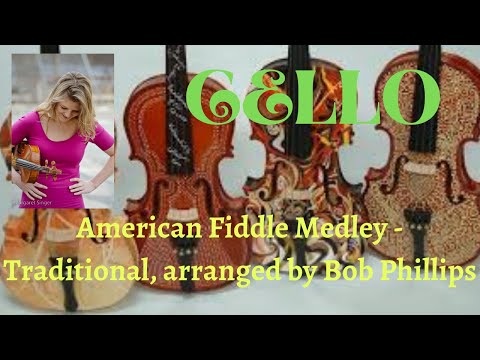 American Fiddle Medley arr. Bob Phillips - Cello (played on viola) Performance Play-Along & Tutorial