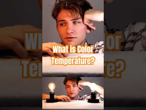 What does color temperature mean in lighting? Check out the full video linked to better understand.