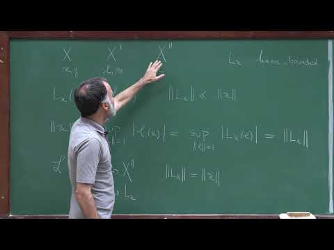 Doctorate program: Functional Analysis - Lecture 14: Reflexive spaces