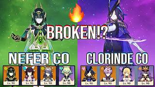 💀 Nefer Premium Team & Clorinde ESTROYS Spiral Abyss 12 | Genshin imapct
