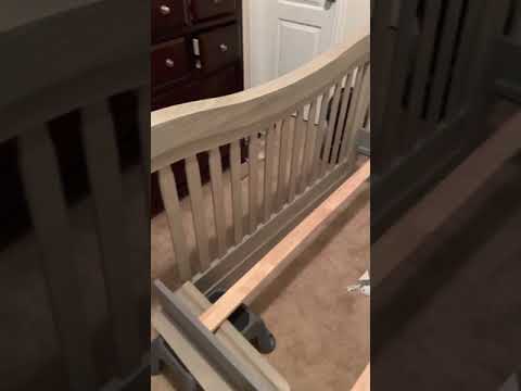 YouTube video about: How to convert sorelle crib to full size bed?