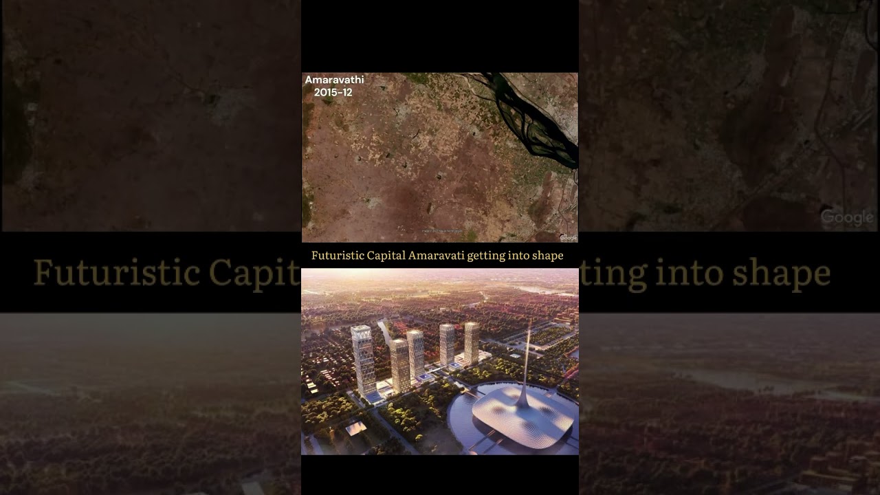 Satellite images of #amaravati #andhrapradesh