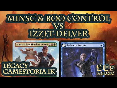 Minsc and Boo 4c Control vs UR Delver [MTG Legacy]