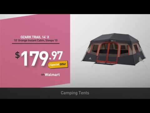 Camping Tents Walmart Best Sellers   e g  Coleman Sundome 2 Person Dome Tent, Ozark Trail 7