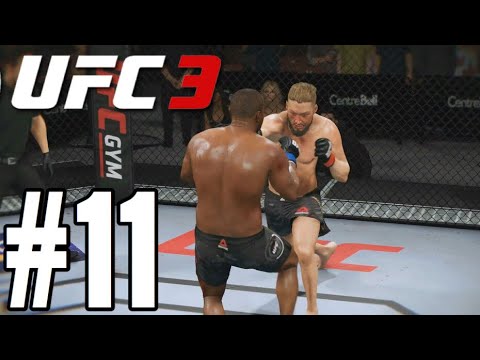 UFC 3 Career Mode Walkthrough Part 11 - DEFENDING THE BELT!