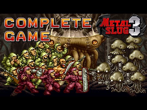 Metal Slug 3 - Storming the Mothership (Normal, Bazooka, Shield) [Full Game No Death]