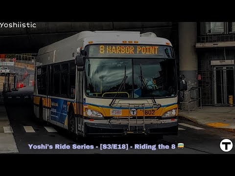 This is a Short Ride, Ouch! | Yoshi's Ride Series {S3-E18} - Riding the 8 🚌 - {MBTA}