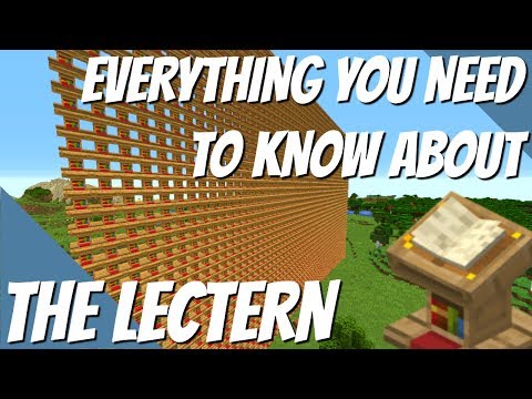 Ultimate Minecraft Lectern Guide!