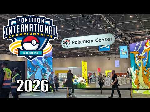 Vlog: Pokémon Europe International Championships 2026 Pokémon Center