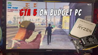 GTA 5 on Budget PC – Ryzen 5 1400 + Quadro P400 + 8GB RAM (Surprising Results!)