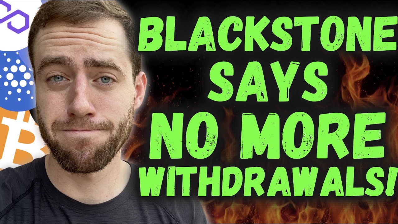 Blackstone LIMITS Withdrawals! Best Way To Navigate This Market!