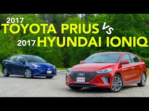 2017 Toyota Prius vs Hyundai Ioniq Hybrid Comparison