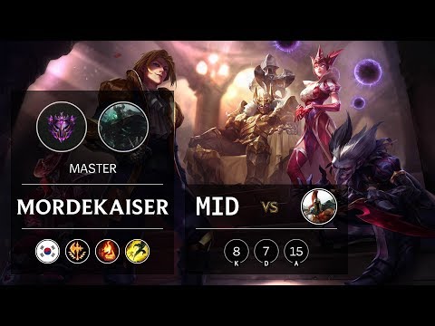 Mordekaiser Mid vs Pantheon - KR Master Patch 9.14