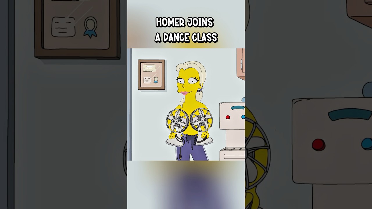 Homer joins a dance class