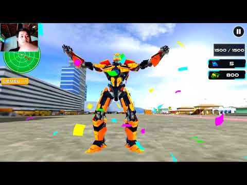 Drone Robot Car Game - Transforming Robot Games - Android Gameplay Walkthrough Part 1