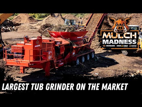 Meet the Largest Tub Grinder on the Market-Morbark 1600 Tub Grinder