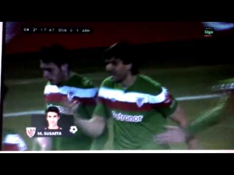 athletic bilbao vs osasuna goal de susaeta