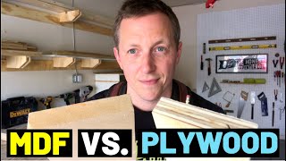 MDF VS. PLYWOOD (Which Is Better Pros + Cons!!)