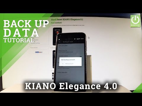 How to Back Up KIANO Elegance 5.1 - Enable Google Backup