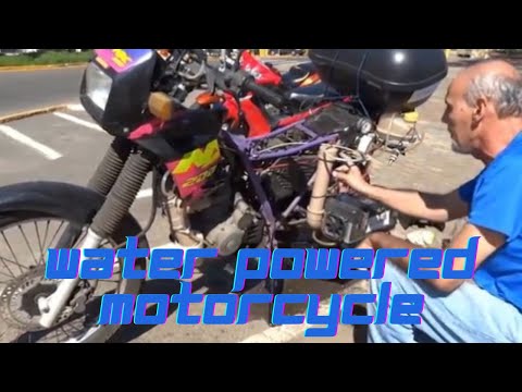 Moto H20 Water Powered Motorcycle Ricardo Azevedo Brazilian Inventor